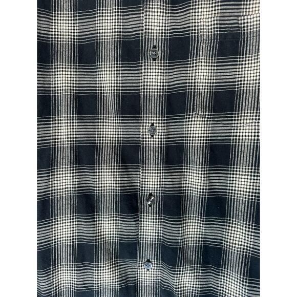 Bonobos Men's Black White Plaid Tailored Slim Fit Button Down Shirt Medium - Picture 5 of 12